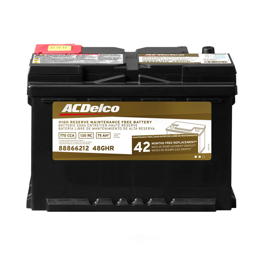 48GHR New OEM ACDELCO GOLD PROFESSIONAL 88866212 Vehicle Battery 42 